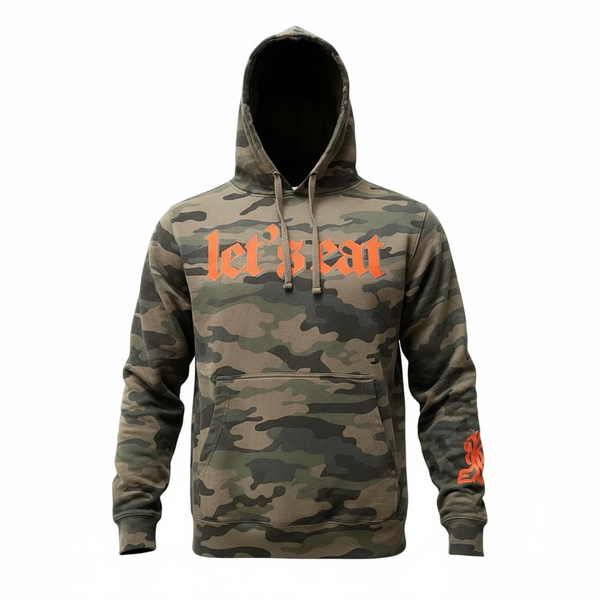 Camo Let's Eat Hoodie – Tumble Doctor